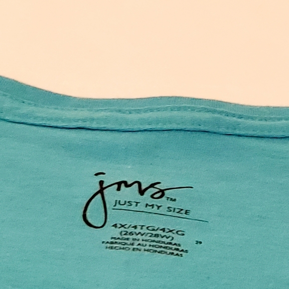 Just My Size V-Neck Short Sleeve T-shirt - Picture 6 of 6